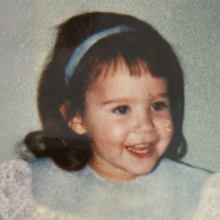 Tammy Helgeson as a child